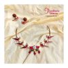 Pink peacock lotus chain set - Hasli